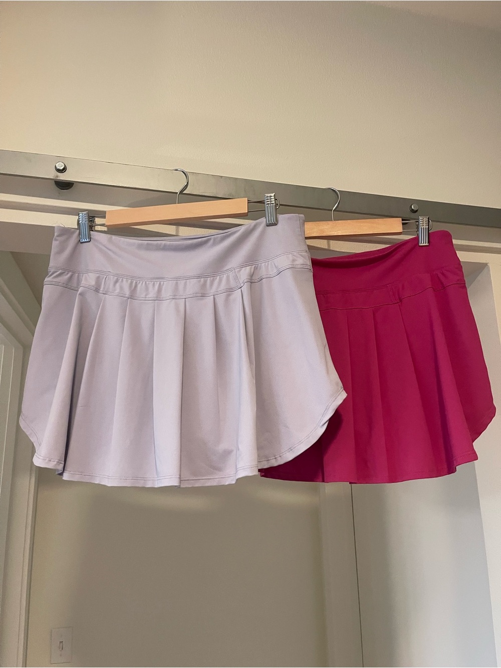 Lija Tennis Skirts in Lavender and Fuchsia